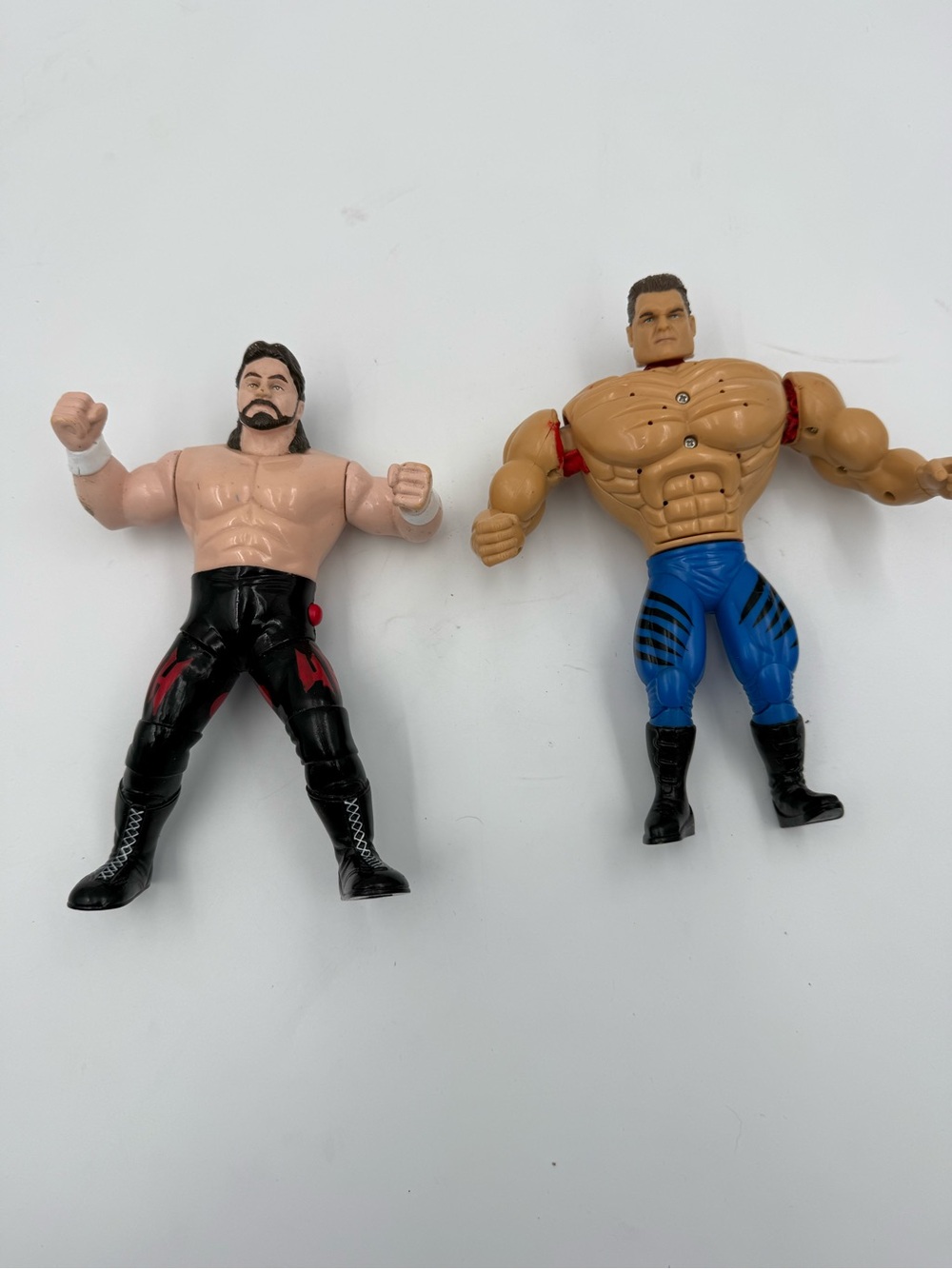 Vintage 90s Lot of 2 WWE WCW Chris Benoit action figures bundle VTG wrestling
